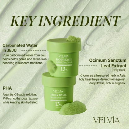 Basil Bubble Deep Mask